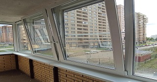 Остекление балкона Канск цена от 9769 руб. м/п. за 50 часов